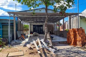 Phạt chị ruột của phó chủ tịch phường vì xây nhà trên đất nông nghiệp 