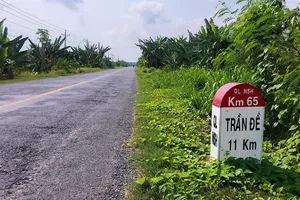 Sẽ nâng cấp quốc lộ Nam Sông Hậu lên quy mô cấp III đồng bằng 