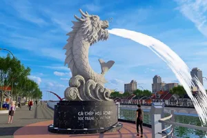 Sóc Trăng: Dừng chủ trương lắp hình tượng cá chép hóa rồng 15 tỉ