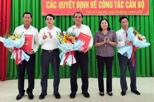 Hậu Giang điều động, chỉ định nhiều cán bộ chủ chốt thị xã Long Mỹ
