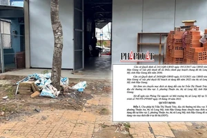 Vụ chị ruột phó chủ tịch phường xây nhà trái phép: Thị xã Long Mỹ cho chuyển mục đích sử dụng đất