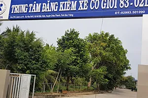 1 Trung tâm đăng kiểm ở Sóc Trăng bị đình chỉ hoạt động 3 tháng