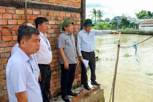 Ban Chỉ đạo Quốc gia kiểm tra công tác phòng chống thiên tai tại Hậu Giang