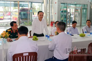 Bí thư Thành ủy TP Cần Thơ thăm, chúc Tết Công ty Bến xe tàu phà Cần Thơ