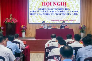 Hậu Giang: Kỷ luật 54 đảng viên trong 3 tháng 