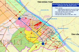Đội vốn hơn 40%, đường ngàn tỉ ở TP Cần Thơ dừng giải phóng mặt bằng