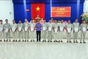 315 phạm nhân Trại giam Kênh 7 cải tạo tốt được giảm án