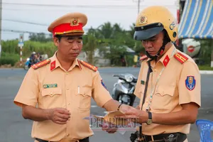 CSGT Cần Thơ tăng cường công tác bảo đảm trật tự an toàn giao thông dịp lễ