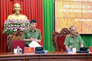 Công bố dự thảo kết luận kiểm tra tại Công an tỉnh Sóc Trăng