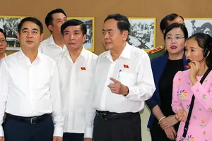 Chủ tịch Quốc hội Trần Thanh Mẫn thăm di tích Chiến thắng Chương Thiện