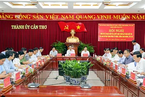 Ban Nội chính Trung ương kiểm tra công tác phòng, chống tham nhũng, tiêu cực tại Thành ủy Cần Thơ