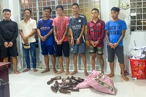 Thêm 1 nhóm 'làm luật' trên vùng biển ở Kiên Giang bị bắt