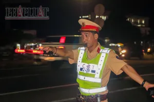 CSGT TP Cần Thơ túc trực đảm bảo trật tự ATGT dịp lễ 2-9