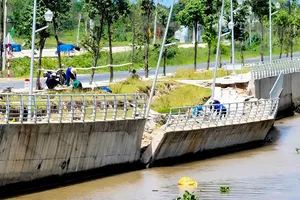 Tỉnh Kiên Giang thông tin vụ bờ kè 80 tỉ sạt lở sau 5 tháng sử dụng 