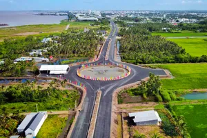 Thông xe đoạn quan trọng của tuyến đường ven biển tỉnh Kiên Giang