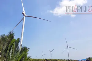 Tỉnh Sóc Trăng còn 8 dự án điện gió đã cấp chủ trương nhưng chưa thi công 