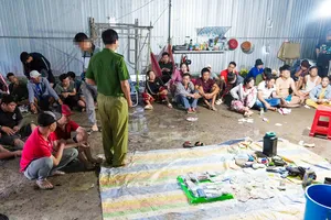 Công an tỉnh Hậu Giang triệt xóa tụ điểm đánh bạc lớn ở TP Vị Thanh