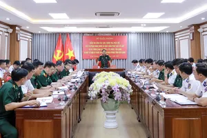 Bộ Quốc phòng kiểm tra việc thực thi pháp luật của các đơn vị ở Tây Nam bộ