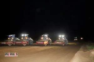 Xuyên lễ, xuyên đêm thi công cao tốc Cần Thơ - Cà Mau