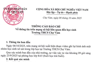Công an tiếp nhận vụ 1 nữ sinh THCS ở tỉnh An Giang bị 2 nam sinh đánh dã man