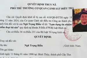 Công an An Giang truy nã bị can thuê xe ô tô rồi bỏ trốn