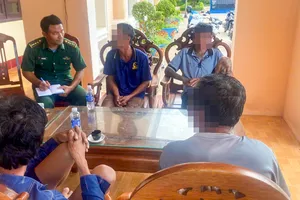 Biên phòng An Giang cứu thành công 4 ngư dân gặp nạn trên biển