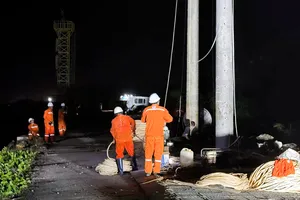 Khôi phục cung cấp điện cho toàn bộ khách hàng tại đặc khu Phú Quốc