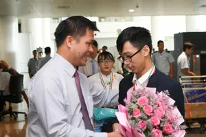 Đoàn thi Olympic Sinh học quốc tế 2019 thắng lợi trở về 