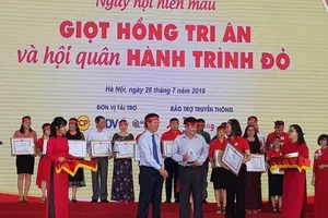 50 ngày Hành trình đỏ 2019 tiếp nhận 85.000 đơn vị máu
