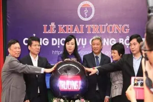 Bộ Y tế khai trương cổng dịch vụ công trực tuyến