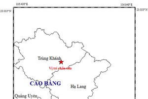 Chỉ trong 3 giờ, Cao Bằng xảy ra hai trận động đất