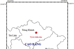 Cao Bằng lại động đất, Hà Nội rung lắc