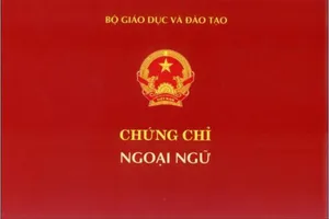 Bộ GD bỏ quy định kiểm tra, cấp chứng chỉ ngoại ngữ A, B, C