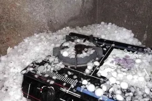 Mưa đá lại xảy ra ở các tỉnh miền núi phía Bắc