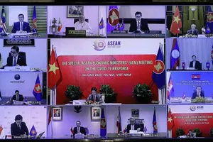 Các Bộ trưởng Kinh tế ASEAN họp trực tuyến ứng phó COVID-19