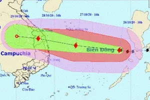 Bão số 9 có thể là cơn bão mạnh nhất từ đầu năm 2020