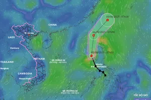 Biển Đông xuất hiện cơn bão số 1 năm 2021