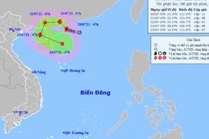 Bão số 3 đổi hướng liên tục, ít khả năng ảnh hưởng trực tiếp đến đất liền