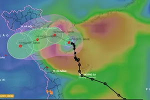 24 giờ tới, bão số 7 đi vào Vịnh Bắc bộ
