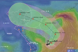 Áp thấp nhiệt đới đã mạnh lên thành bão số 2