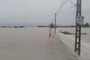 Hà Nội: Nhiều xã của huyện Chương Mỹ bị ngập