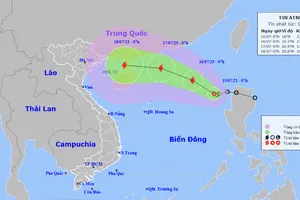 Áp thấp nhiệt đới vào biển Đông, đang mạnh lên thành bão