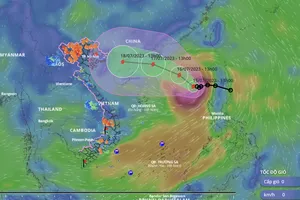 Biển Đông hứng cơn bão đầu tiên của năm 2023