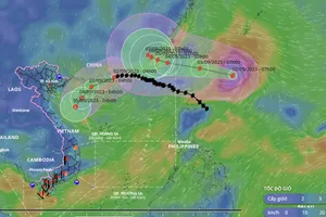Bão số 3 đi vào vùng biển Quảng Đông, Trung Quốc