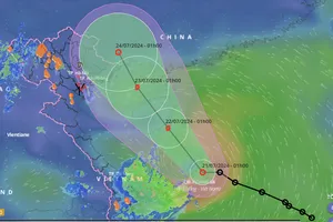 Áp thấp nhiệt đới mạnh thành bão số 2