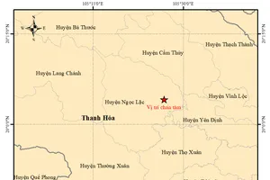 Rủi ro thiên tai trận động đất ở Thanh Hóa ở cấp 0
