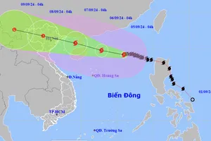 Bão số 3 mạnh lên cấp 15, chuẩn bị thành siêu bão