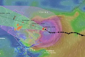 Chỉ còn cách Quảng Ninh hơn 400km, siêu bão số 3 - YAGI vẫn đang rất mạnh, giật cấp 20