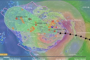Bão số 3 áp sát đất liền Quảng Ninh - Hải Phòng, Đông Bắc Bộ mưa dồn dập tới tối