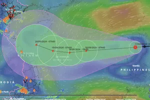 Thông tin mới nhất về áp thấp nhiệt đới đang mạnh lên thành bão đi vào Biển Đông